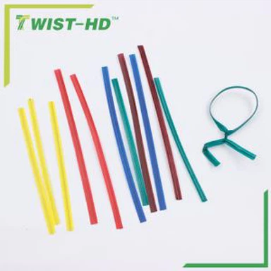 Vinyl beschichtete Twist Krawatten